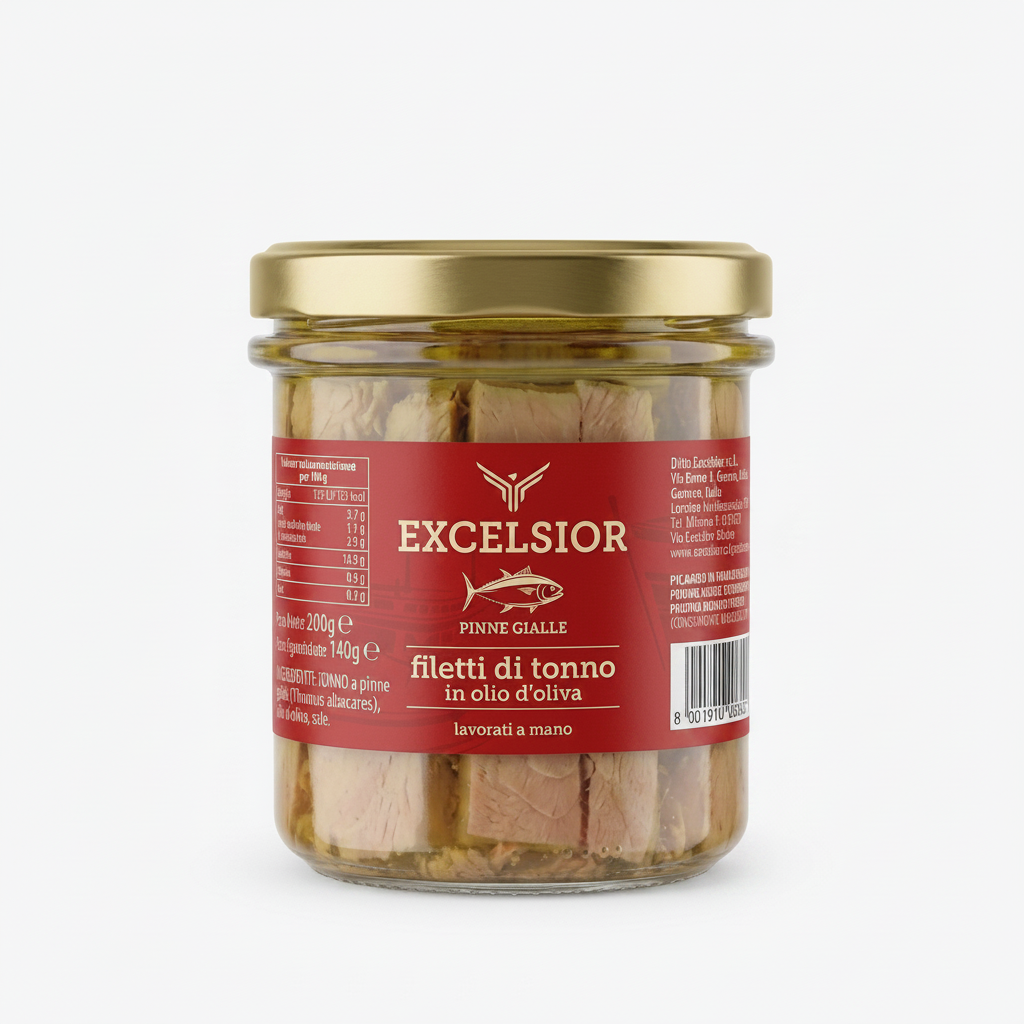 EXCELSIOR Filetti di Tonno “ in olio d’oliva” 320g