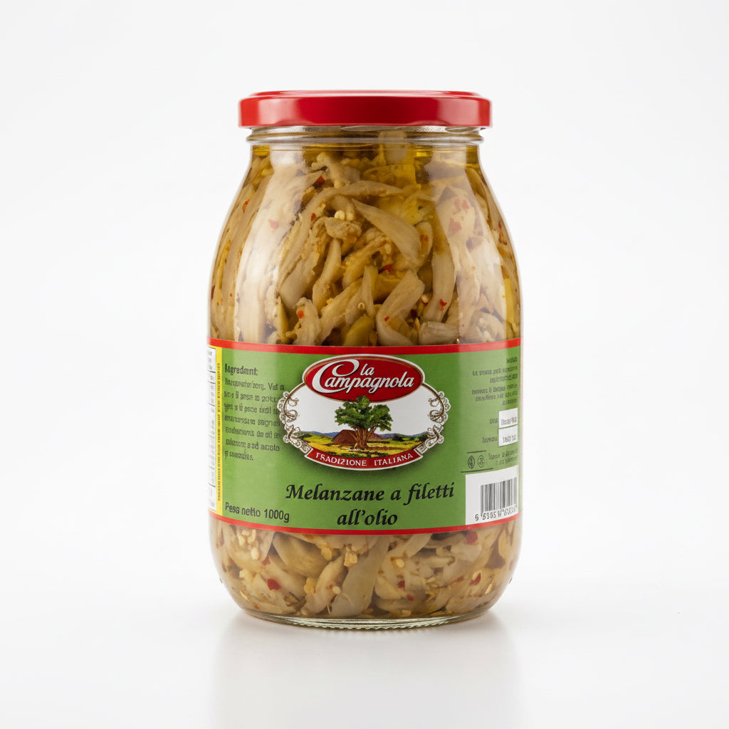 La Campagnola “Melanzane a filetto da 1kg all’olio”