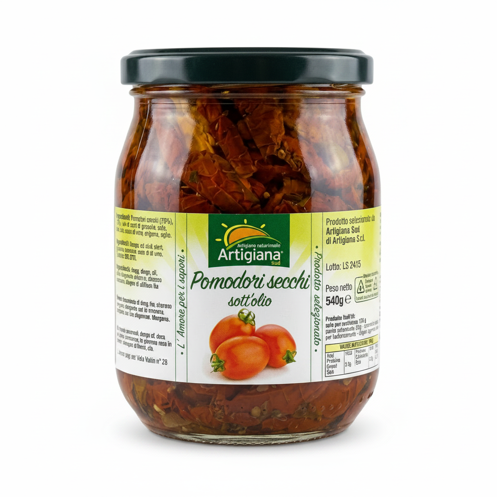 '' ARTIGIANA SUD '' Pomodori Secchi – 540g