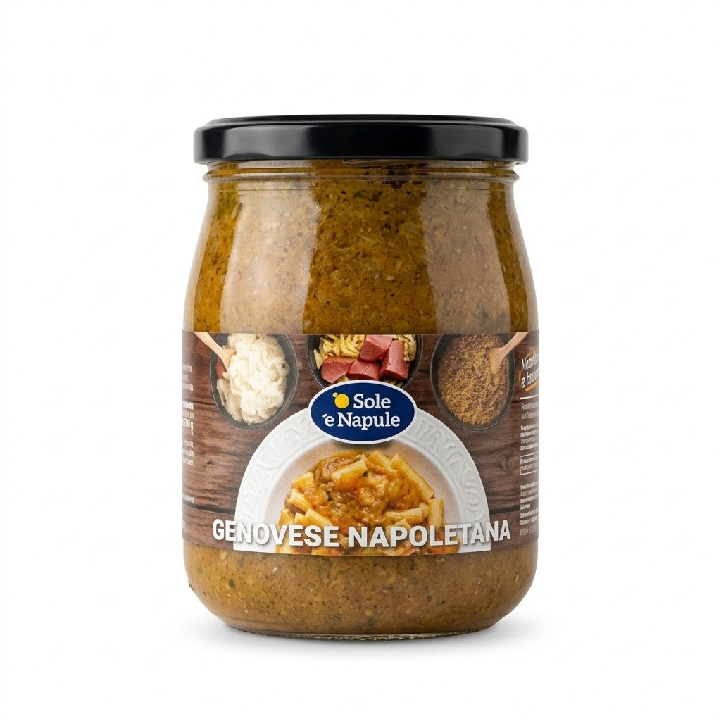 ‘’ O SOLE E NAPULE ‘’  Genovese Napoletana Sugo Pronto all’Uso 550g