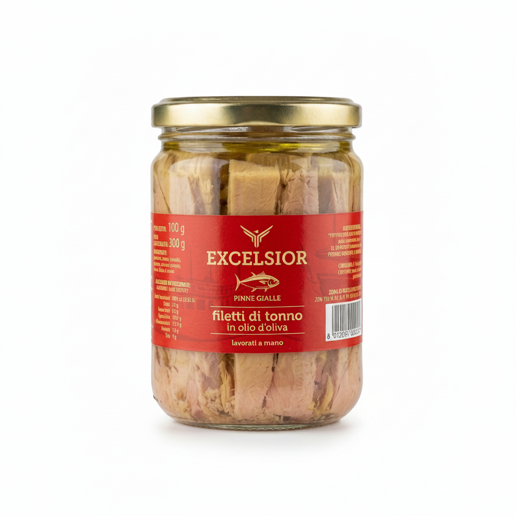 EXCELSIOR Filetti di Tonno “ in olio d’oliva” 415g