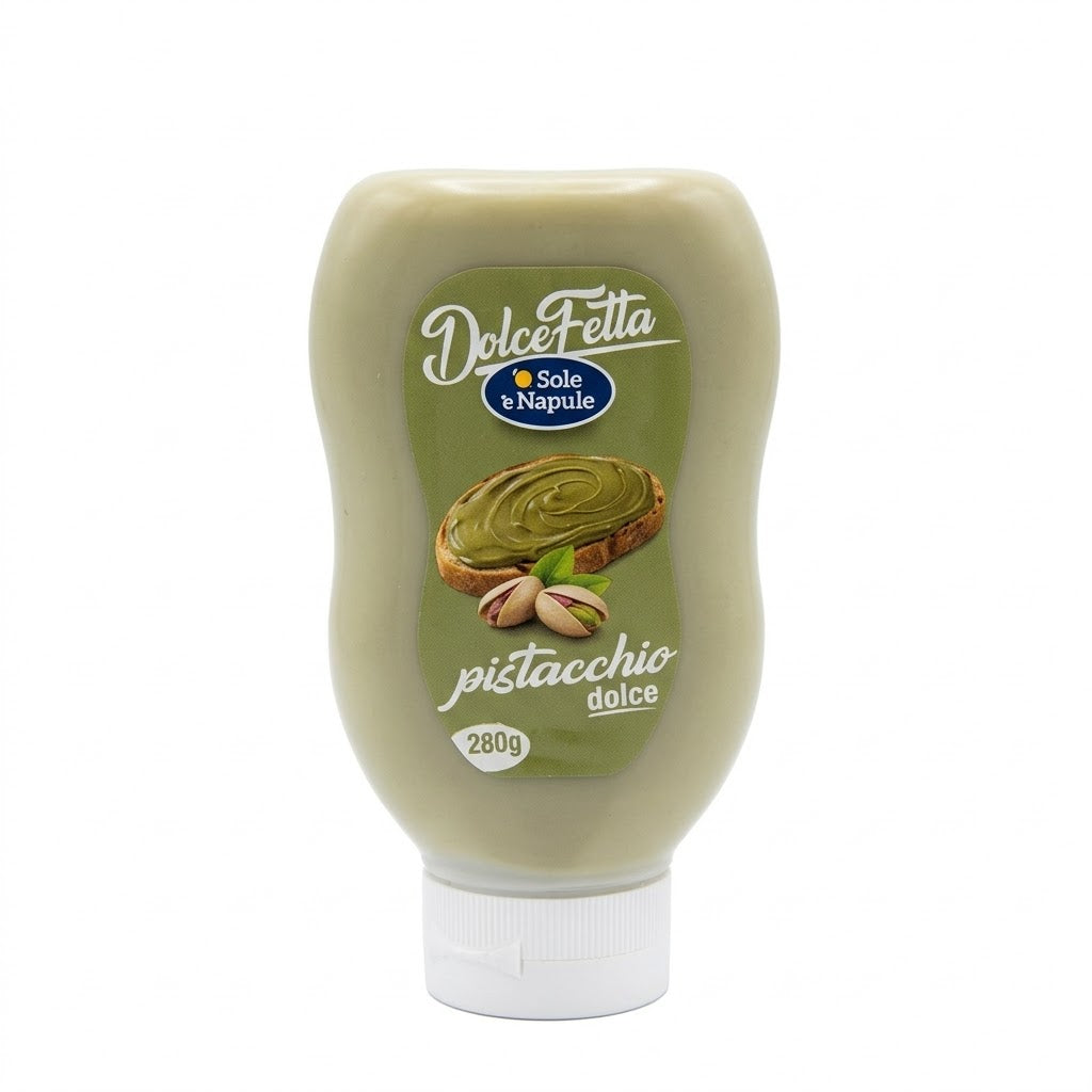 ‘’ O SOLE E NAPULE ‘’ Dolcefetta al Pistacchio formato Sqeeze 280g