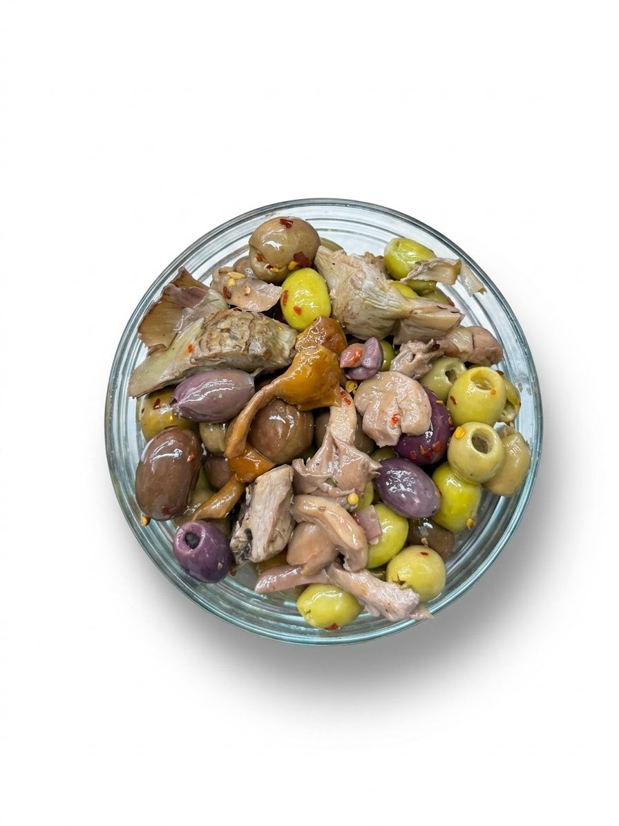Olive Mix Campagnola all’Olio Con Peperoncino