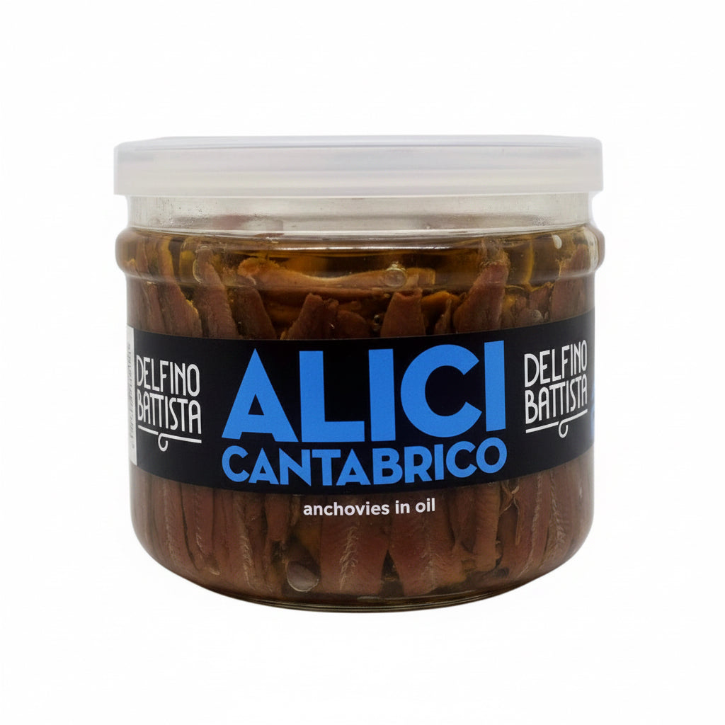 Alici del Mar Cantabrico Sott'Olio Vaso Ho.Re.Ca. 1,3kg