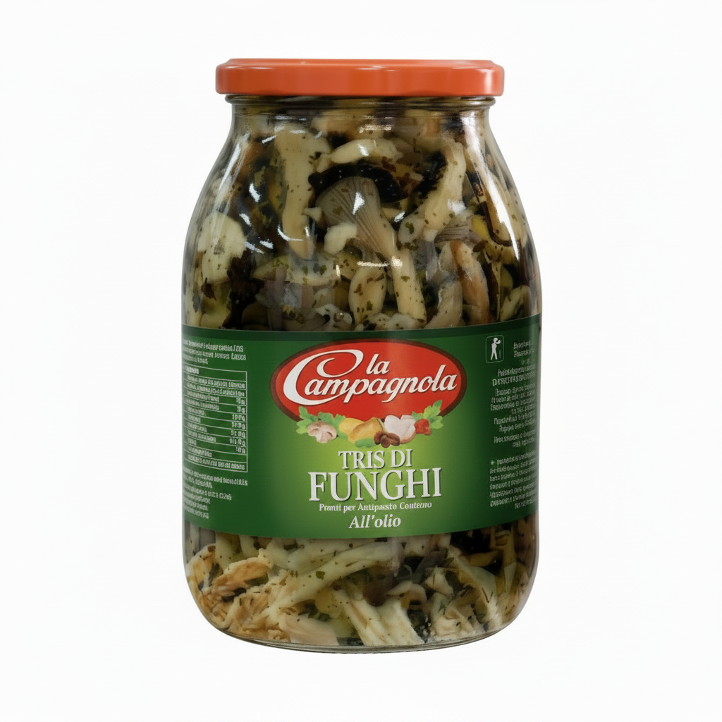 La Campagnola “Tris di funghi da 1kg all’olio”