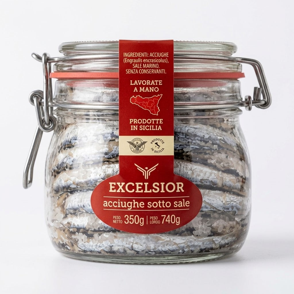 EXCELSIOR  “ Acciughe Sotto Sale” 740g