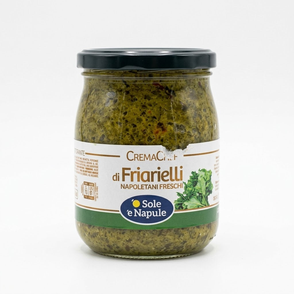 ‘‘ O SOLE E NAPULE ‘‘ Crema Chef Ai Friarielli Napoletani Freschi 530g