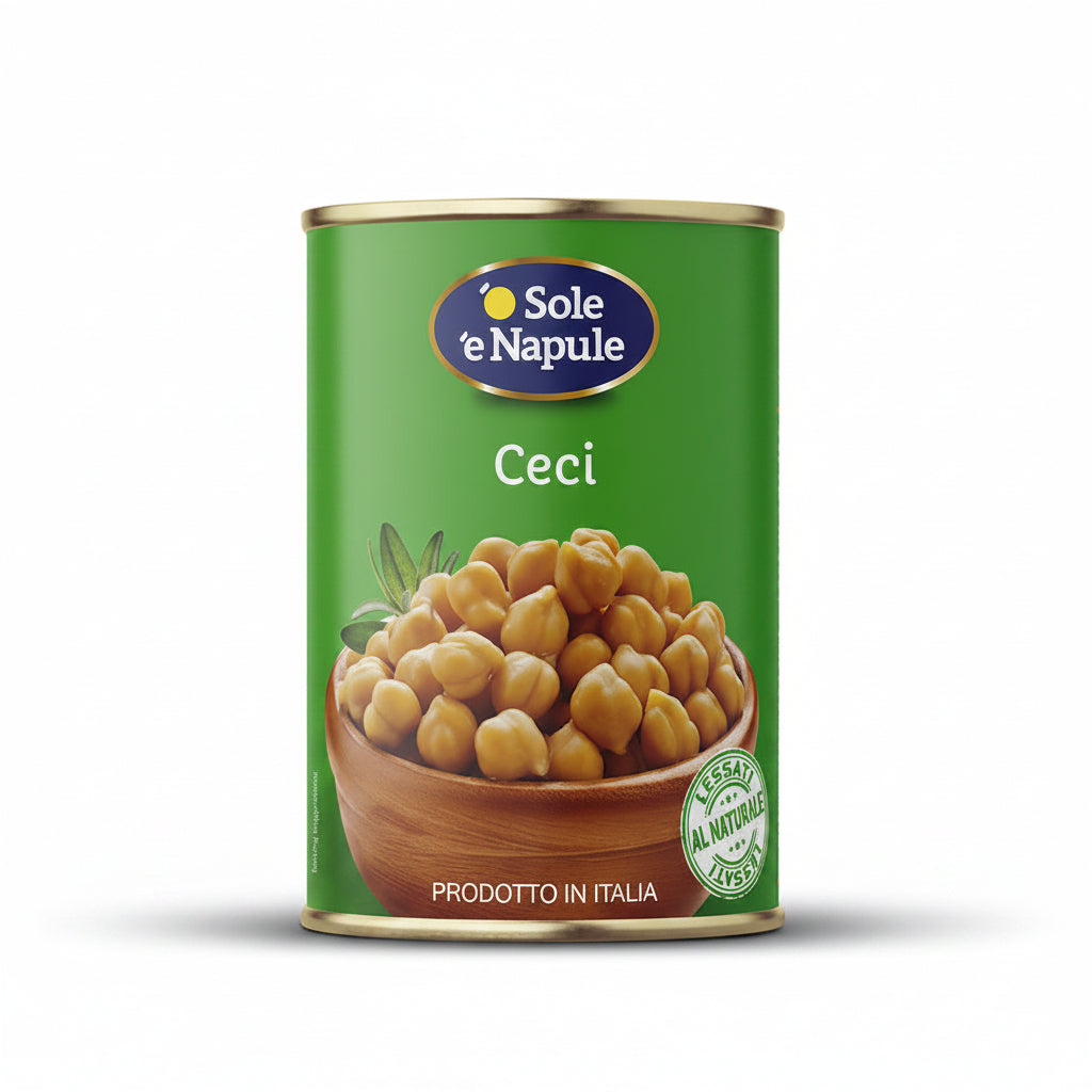 '' O SOLE E NAPULE ''  Chickpeas Can 400 g