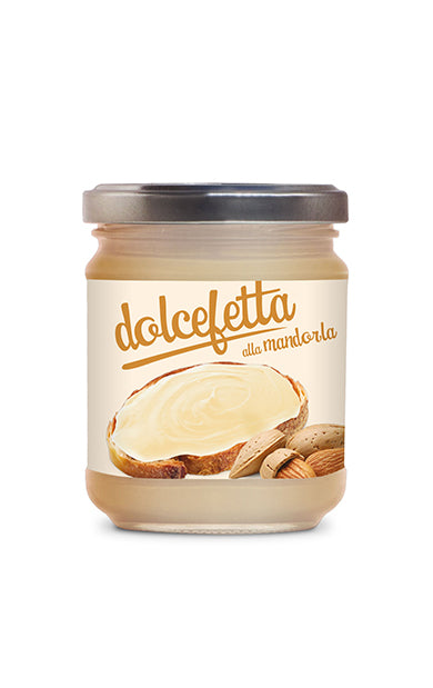 "O SOLE E NAPULE" "DOLCEFETTA" – Sweet almond spread Glass jar 180g