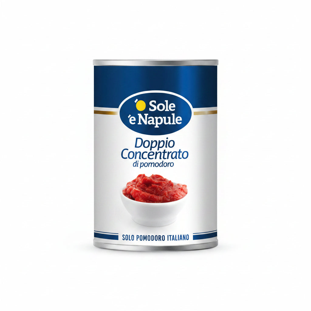 "0 SOLE E NAPULE" Double Concentrated Tomato Paste Can 140 g