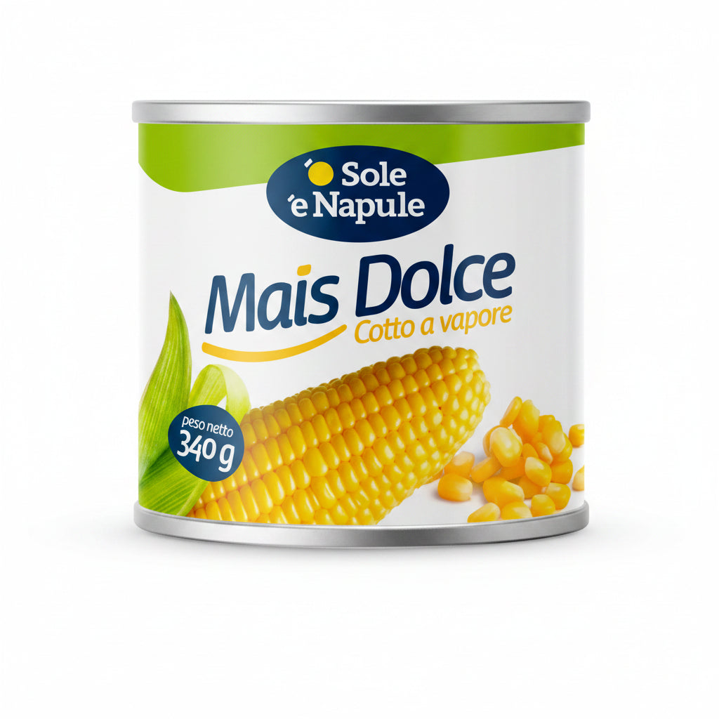 '' O SOLE E NAPULE '' Sweet Corn 340 g