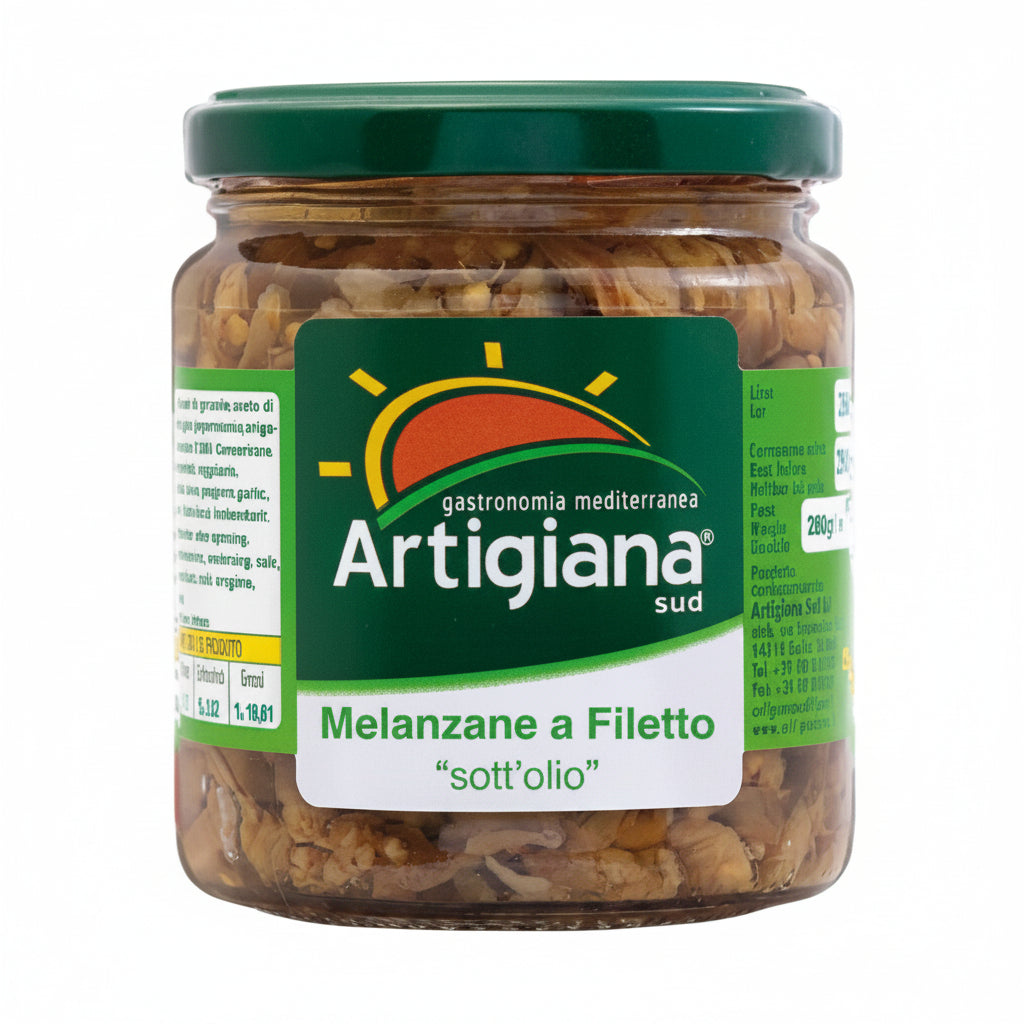 '' ARTIGIANA SUD '' Melanzane a Filetto 540g