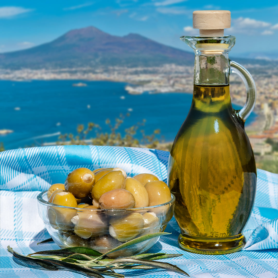 Olive Denocciolate Verdi Con Mandorla