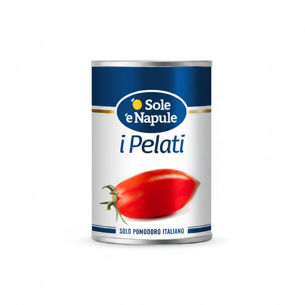'' O SOLE E NAPULE '' Peeled Tomatoes Can 400 g