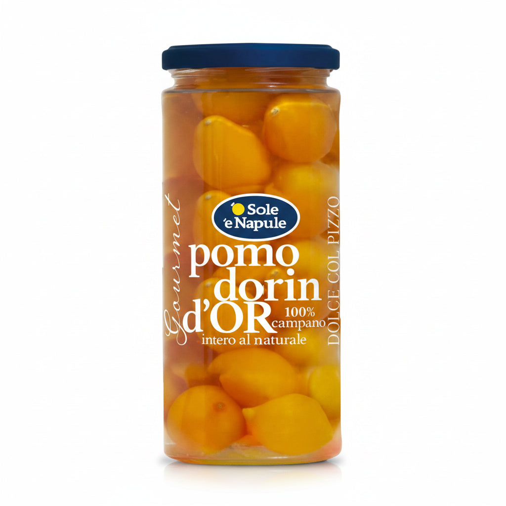 '' O SOLE E NAPULE '' Whole D'Or Cherry Tomatoes – Glass 560 g