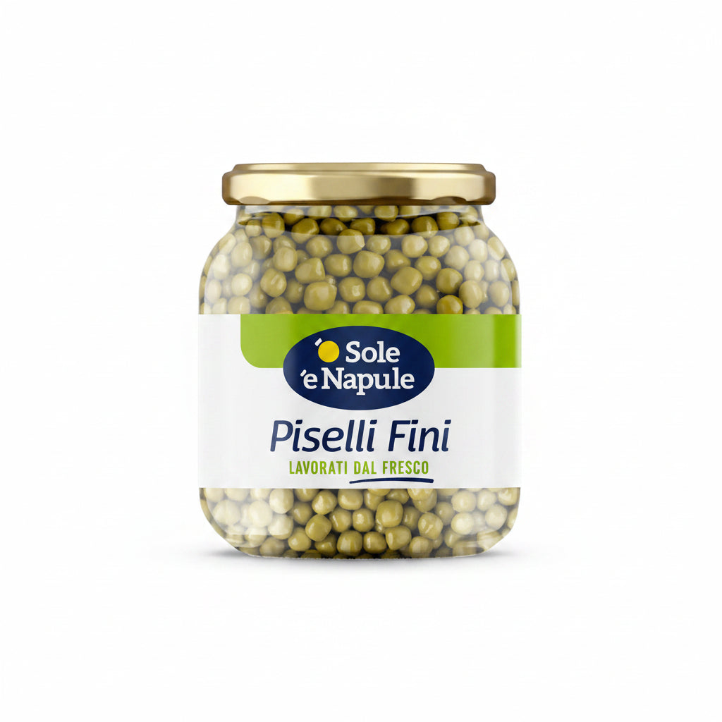 '' O SOLE E NAPULE '' Peas Glass 360 g