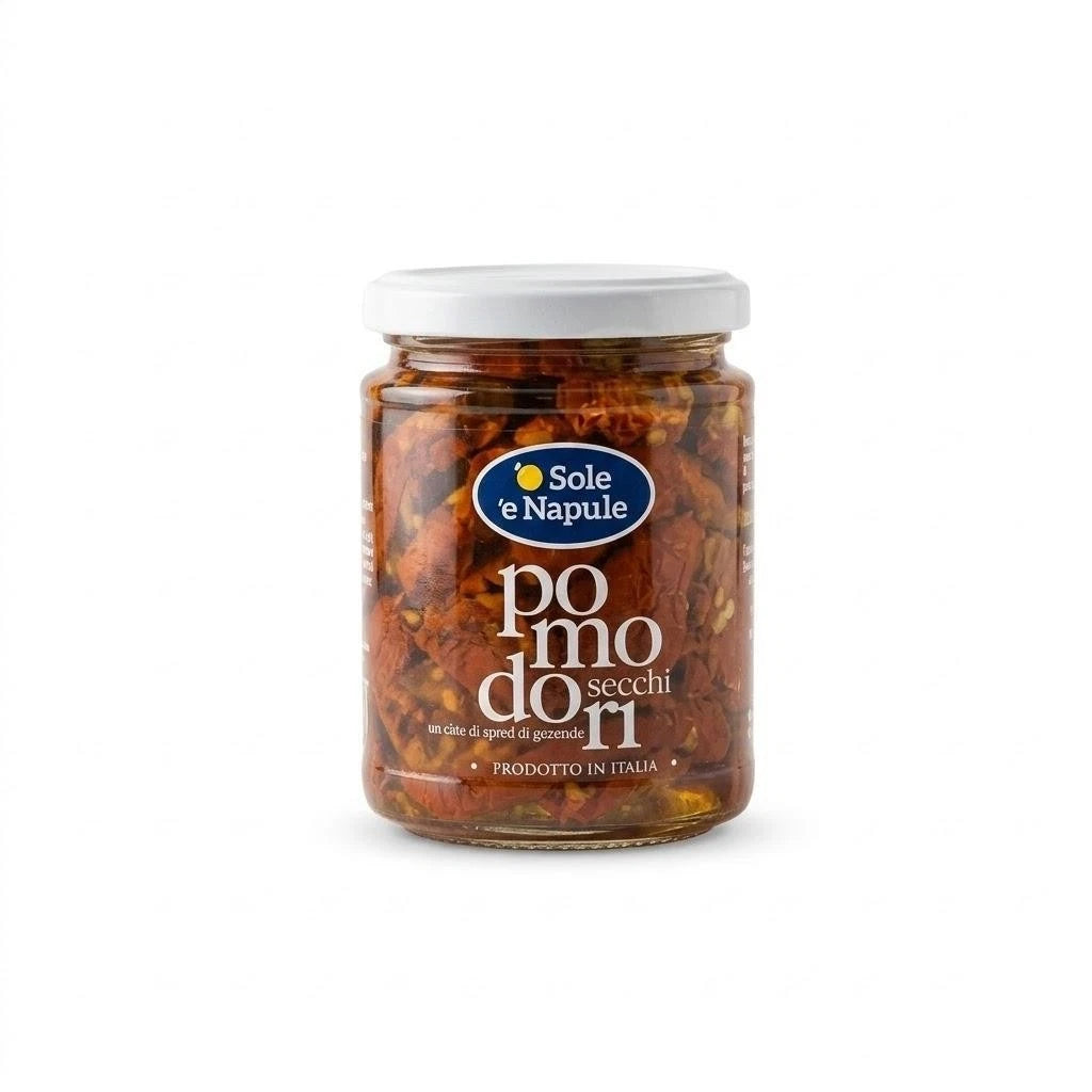 '' O SOLE E NAPULE '' SUN-DRIED TOMATOES IN SUNFLOWER OIL 280Gr