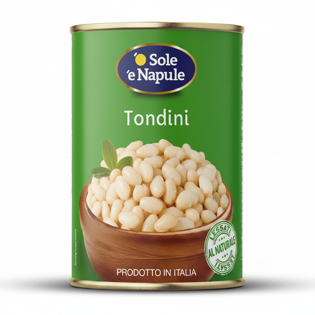 '' O SOLE E NAPULE '' Borlotti Beans Can 400 g