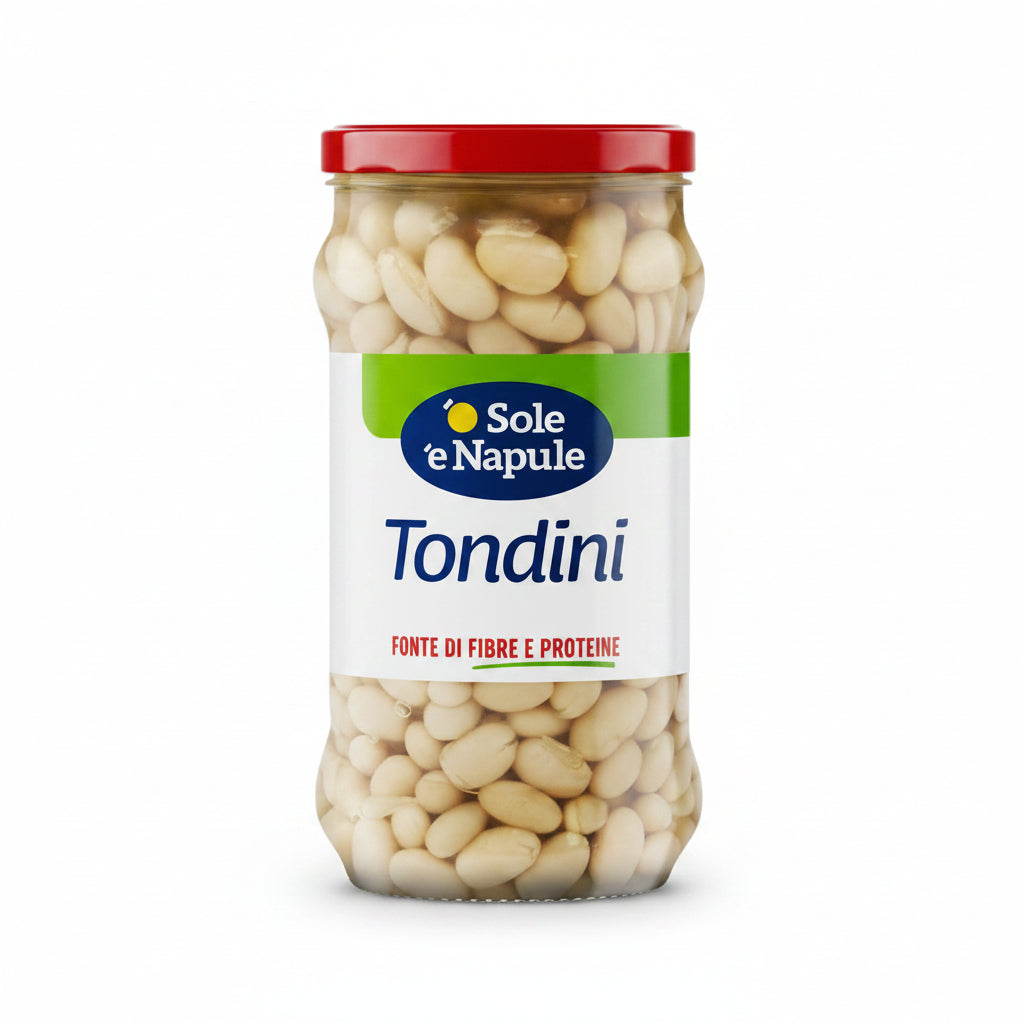 "O SOLE E NAPULE" Cannellini Beans Glass 295 g
