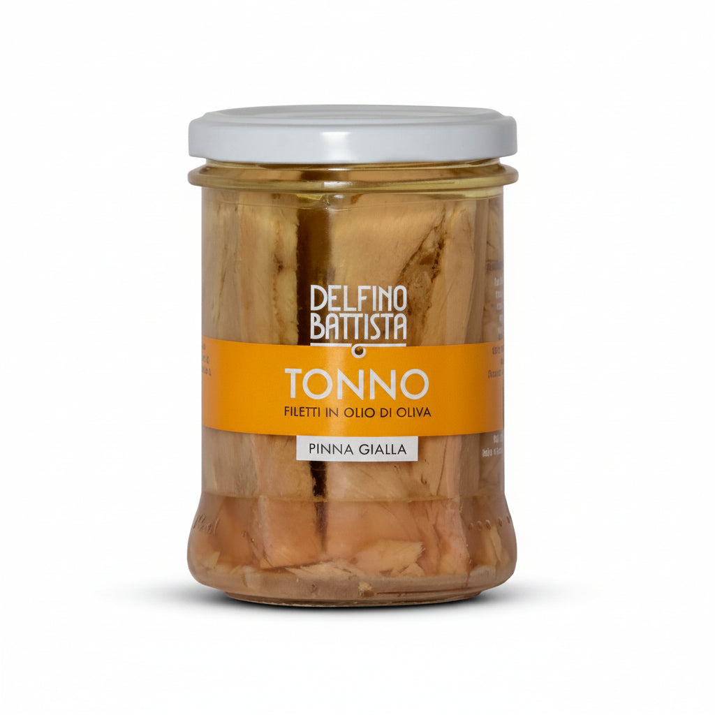 '' DELFINO BATTISTA '' Tonno Sott'Olio a Filetti da 300 Gr.