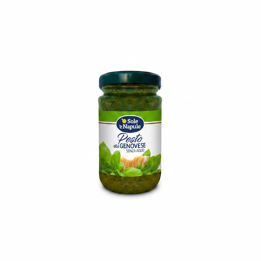 "O SOLE NAPULE" Genovese Basil Pesto – Glass Jar 190 g