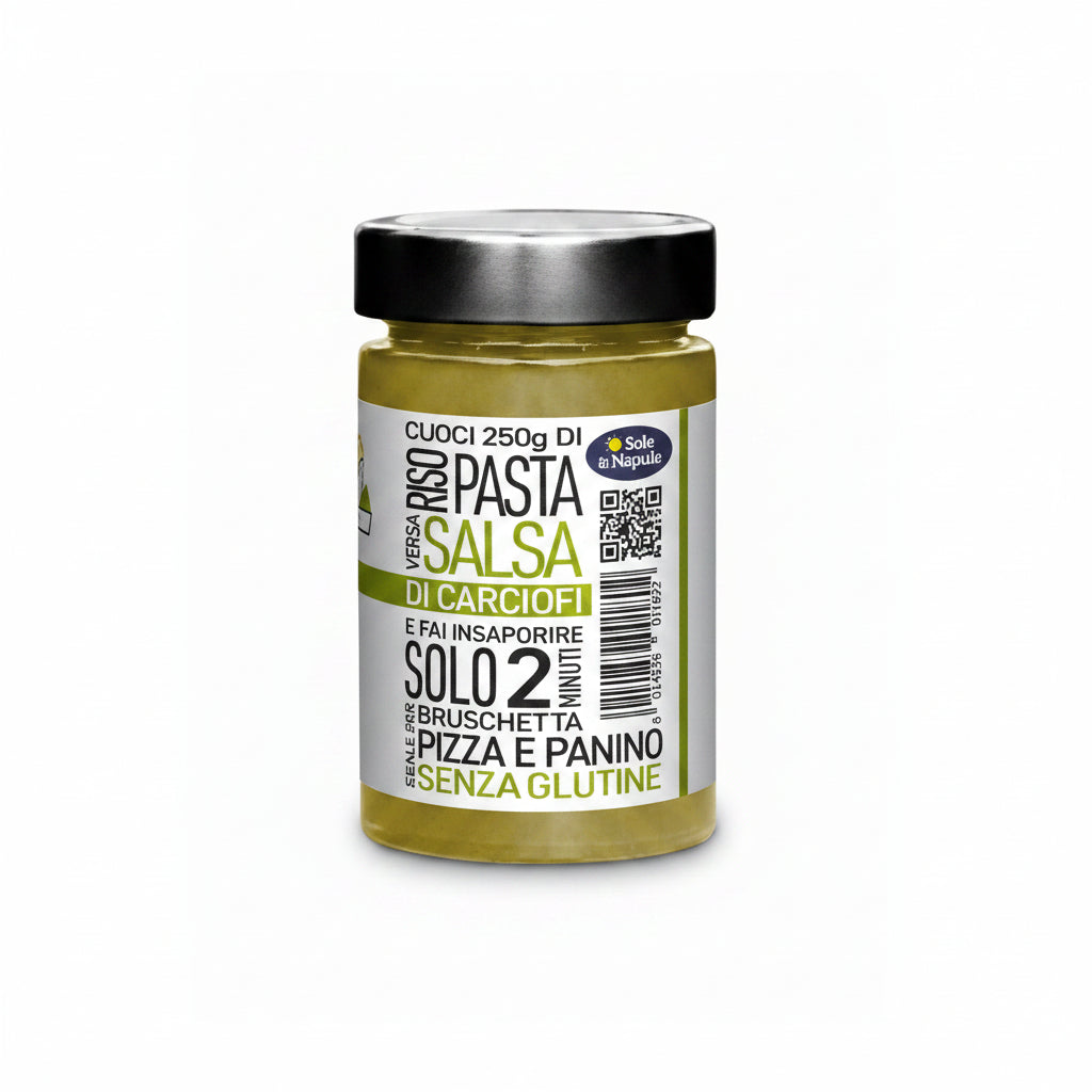"O SOLE E NAPULE" Artichoke Sauce Glass Jar 190 g