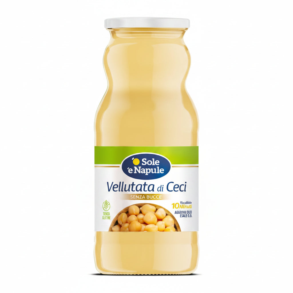 '' O SOLE E NAPULE '' Chickpea Velouté Glass 350 g